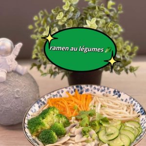 Soupe de ramen au légumes