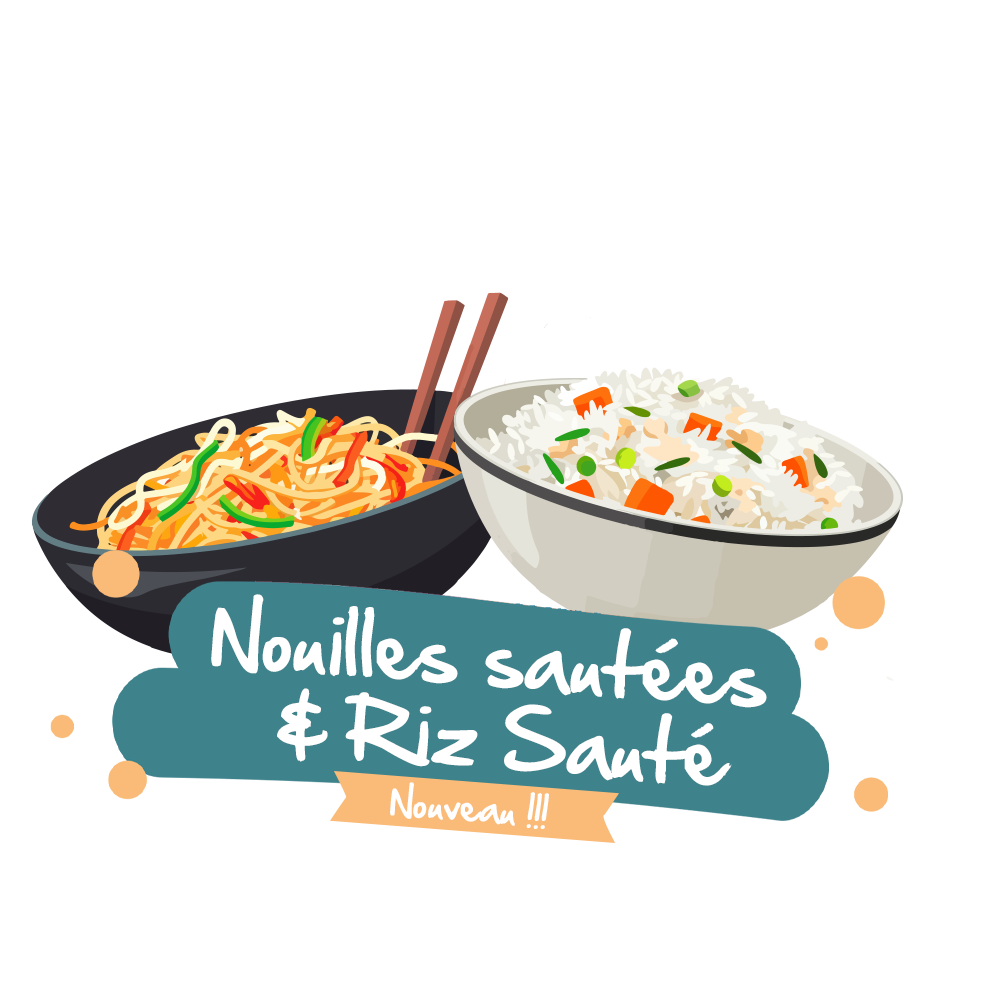 nouilles/riz sautées